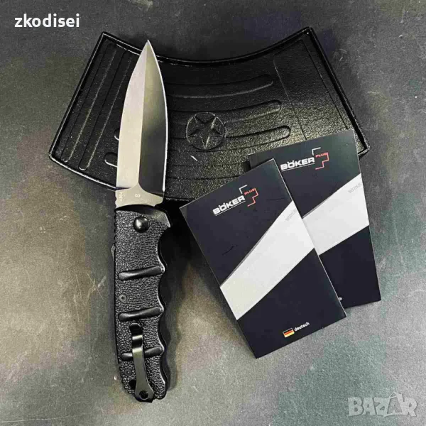 Нож BOKER - PLUS STRIKE TANTO BLACK, снимка 1