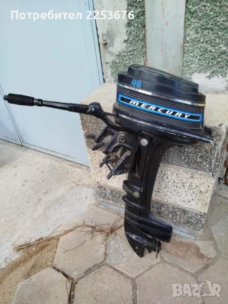 Двигател за лодка Mercury 4,5 к.с., снимка 1