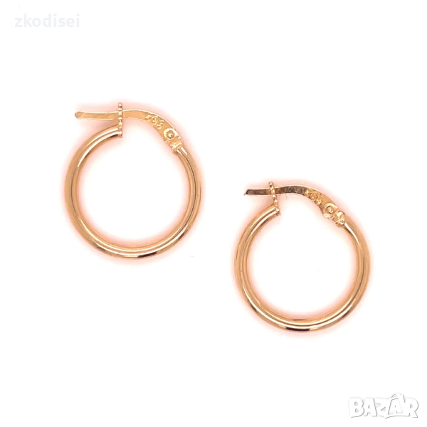 Златни обеци 1,11гр. 14кр. проба:585 модел:34506-5, снимка 1