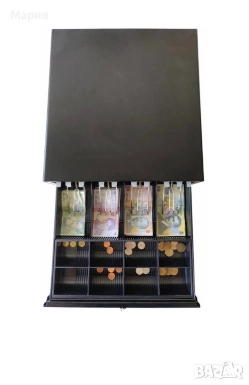 Сейф за пари, чекмедже Metter CDE350T-BK, метален, черен, снимка 1