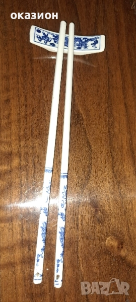 порцеланов комплект прибори за суши, снимка 1