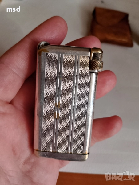 Посребрена френска запалка Flaminaire, снимка 1