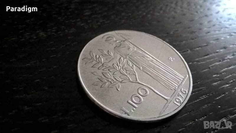 Монета - Италия - 100 лири | 1976г., снимка 1