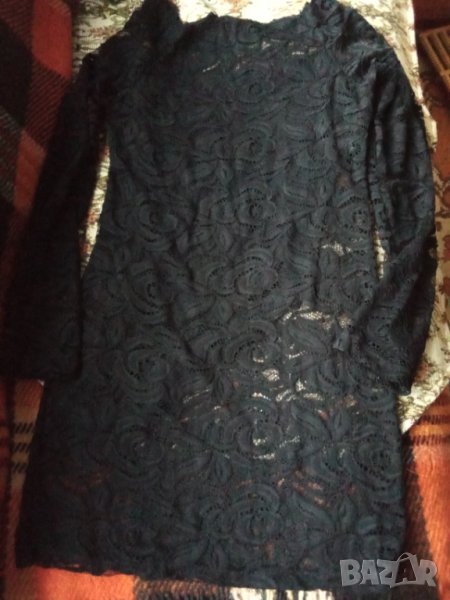 Малка черна дантелена рокля и други дрехи  38, снимка 1