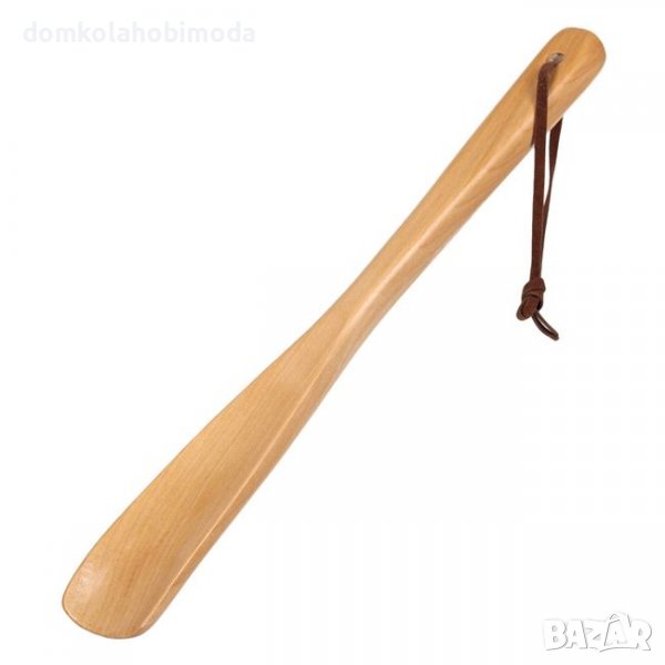 Обувалка дървена, Не се огъва и не се чупи, 30х4 см, снимка 1