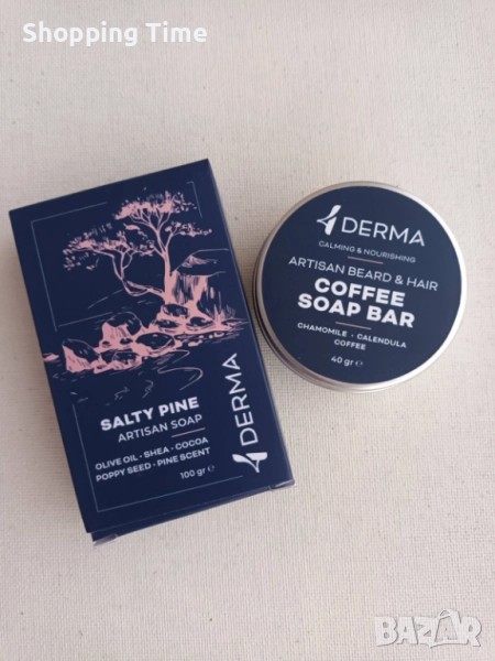 НОВ к-кт 4DERMA от 2 сапуна за коса и брада, Спиди- НАМАЛЕН на 20лв!, снимка 1