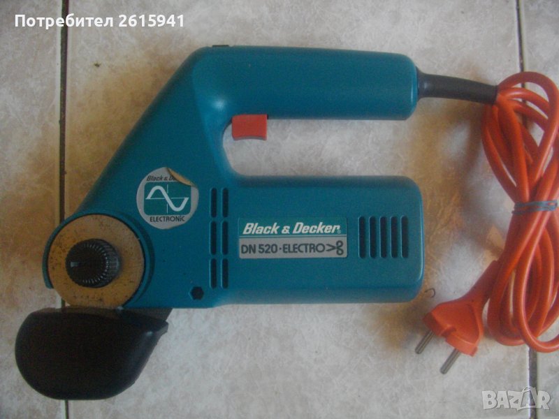 150W-Black Decker DN520E-W.GERMANY-Електрическа Ножица-Оригинална-Реже Ламарина/Плат/Мокет/Балатум, снимка 1