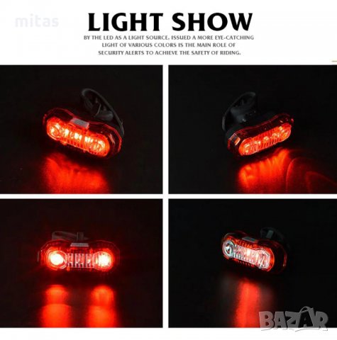 LED презареждаща се стоп светлина за велосипед колело – 120 lumen, снимка 15 - Аксесоари за велосипеди - 30402190