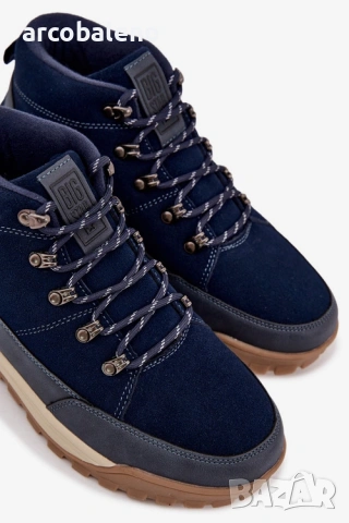 Мъжки зимни боти Big Star от естествена велурена кожа, 3цвята , снимка 14 - Мъжки боти - 53045245