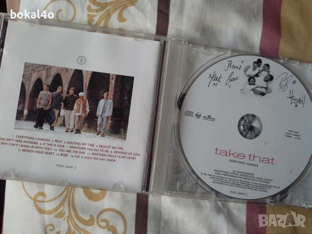   Take That - Everything Changes, снимка 2 - CD дискове - 54105094