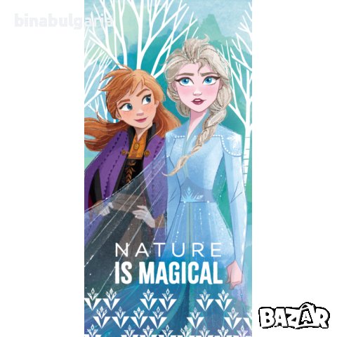 Детски кърпи за плаж или за къпане модел " Frozen " " Замръзналото кралство " “Елза и Ана”, снимка 3 - За банята - 14614001