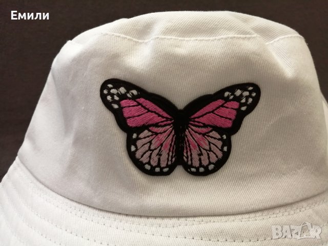 Двулицева шапка идиотка с пеперуди, снимка 12 - Шапки - 39922759