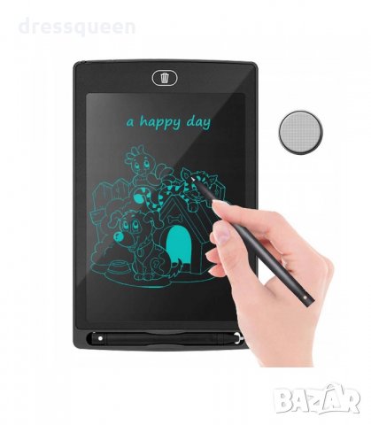 3077 Детски LCD таблет за рисуване, 12 инча, С писалка, снимка 6 - Рисуване и оцветяване - 34251306