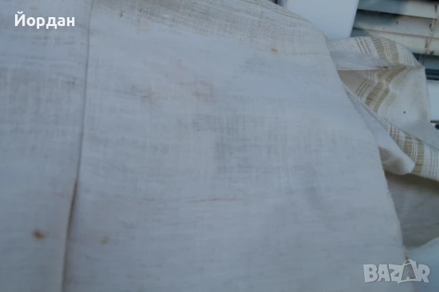 Ленен плат за кърпа, снимка 5 - Платове и дамаски - 50714907