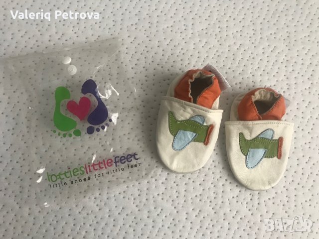 Бебешки буйки естествена кожа, самолет, снимка 2 - Бебешки обувки - 31033993