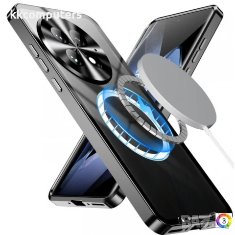 OnePlus 13 5G MagSafe Magnetic/ Frosted Metal Удароустойчив Калъф и Протектор, снимка 4 - Калъфи, кейсове - 51249999