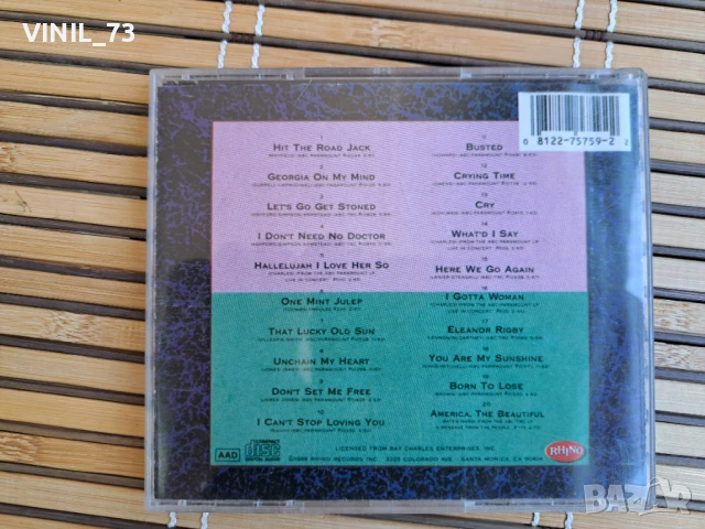 Ray Charles – Anthology, снимка 3 - CD дискове - 50891322