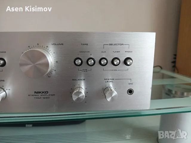 Nikko Trm-650 винтидж , снимка 4 - Ресийвъри, усилватели, смесителни пултове - 55727676