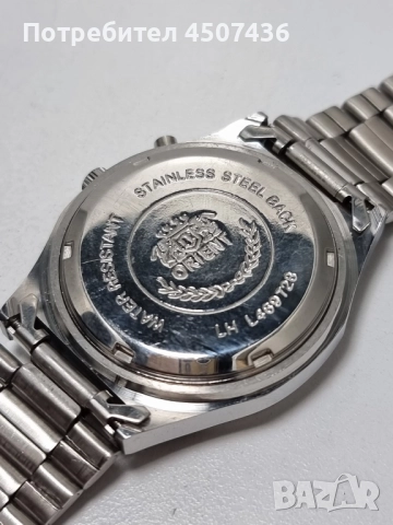 ORIENT напълно автоматичен механичен часовник, ден от седмицата, дата , снимка 14 - Мъжки - 52458803