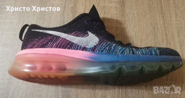 Дамски маратонки NIKE FLYKNIT MAX ✔️ Размер 38 Стелка 24 см , снимка 6 - Маратонки - 53898957