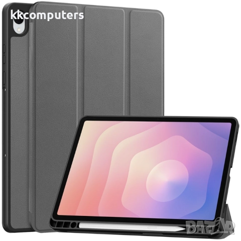 Кожен Калъф със Стойка за Samsung Galaxy Tab S11 X730 / X736- Слот за стилус, Вкл.Протектор |8 Цвята, снимка 2 - Калъфи, кейсове - 52330582