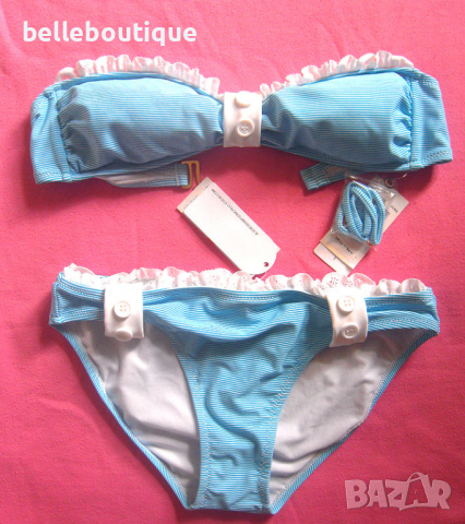 Бански на райета Jessica Simpson, размер S, снимка 2 - Бански костюми - 36552140