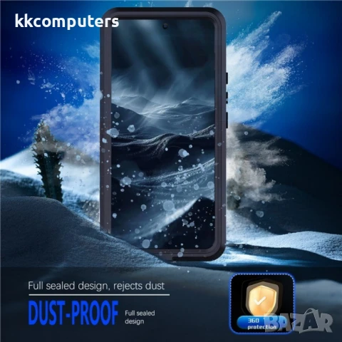 Xiaomi Redmi Note 14 Pro 5G REDPEPPER Водоустойчив / Удароустойчив Калъф + Скрийн Протектор – Черен,, снимка 2 - Калъфи, кейсове - 50904585