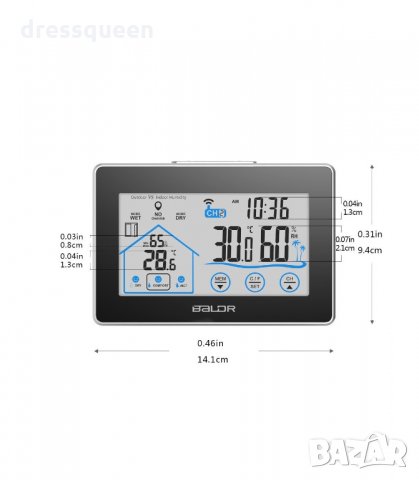 BALDR Безжична метеорологична станция , снимка 5 - Други стоки за дома - 34271960