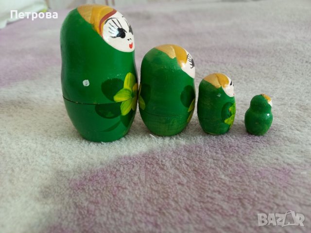 Матрьошки четири броя , снимка 3 - Статуетки - 36729297