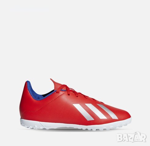 НАМАЛЕНИ!!!Футболни обувки стоножки Adidas X 18.4 TF Red BB9417