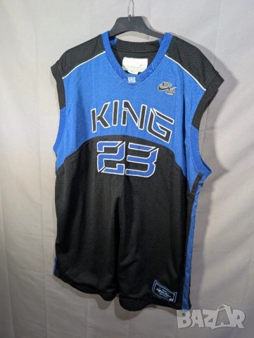  баскетболен потник  на ЛеБрон Джеймс, мъжки размер 2 -3XL, Nike Air King James Y2K, снимка 7 - Спортни дрехи, екипи - 53877843
