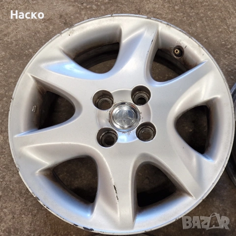 Джанти Toyota 15 4x100 6.5J ET45 Тойота 15 4х100 54.1, снимка 4 - Гуми и джанти - 53940786