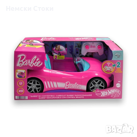 Hot Wheels Барби Кола с дистанционно - включително кукла Барби