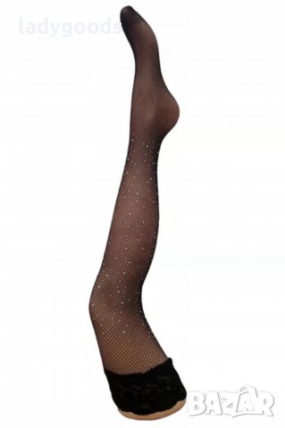 Силиконов чорап,мрежа с камъни., снимка 2 - Бельо - 38226811