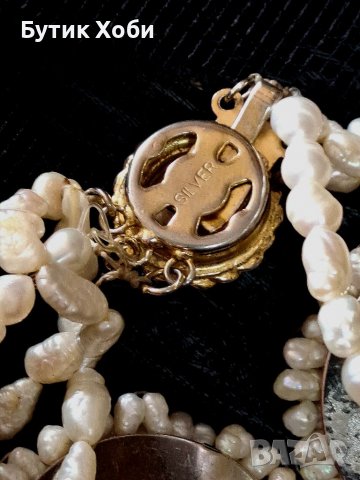 Страхотен ретро комплект естествени перли , снимка 7 - Антикварни и старинни предмети - 39359797