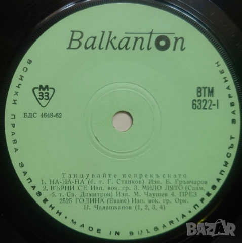 Грамофонни плочи Балкантон 7" сингли цени в обявата, снимка 8 - Грамофонни плочи - 46004891