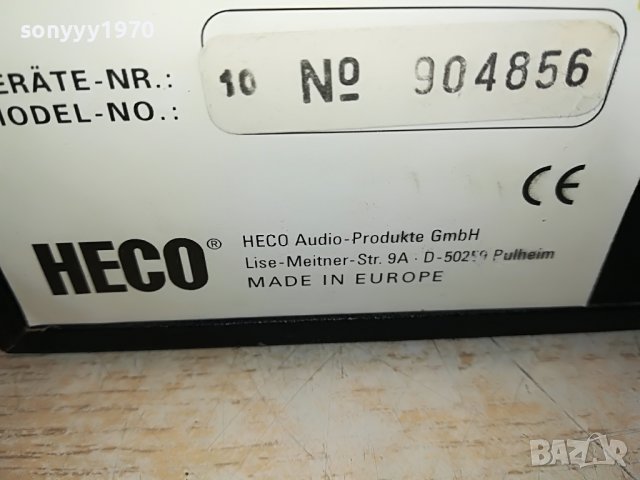 HECO CENTER R1-SWISS 3004222047, снимка 18 - Тонколони - 36613662