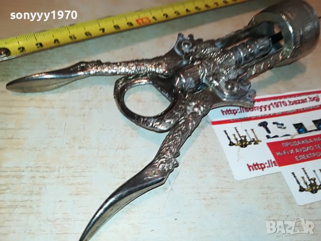 МАСИВЕН РЕТРО ТИРБУШОН ОТ ФРАНЦИЯ 3008221530, снимка 5 - Антикварни и старинни предмети - 37846809