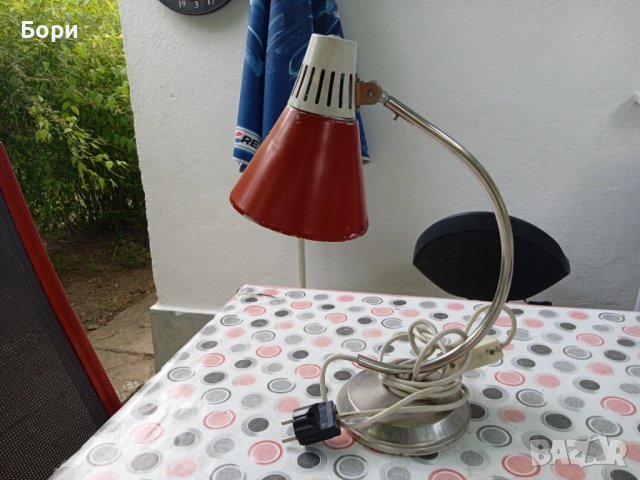 Стара настолна нощна лампа, снимка 8 - Настолни лампи - 37632030
