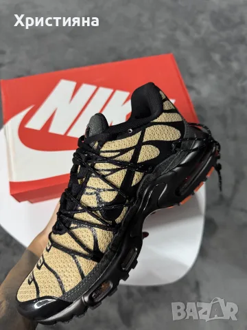 Nike Air Max Plus Utility Khaki Black, снимка 3 - Маратонки - 56432066