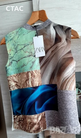 Нова,стилна и елегантна рокля и ефектна блуза ZARA