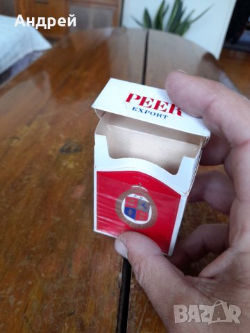 Стара кутия от цигари Peer, снимка 3 - Колекции - 42181551