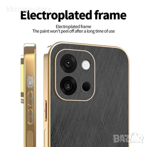 OnePlus 13s 5G / OnePlus 13T 5G KADEM Electroplating Silk Texture PU + TPU Калъф и Протектор, снимка 5 - Калъфи, кейсове - 51263553