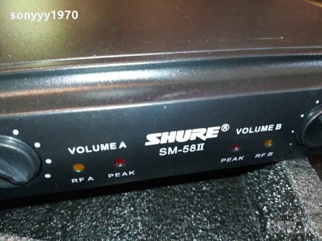 SHURE WIRELESS MIC SM58 2401221156, снимка 7 - Микрофони - 35541598