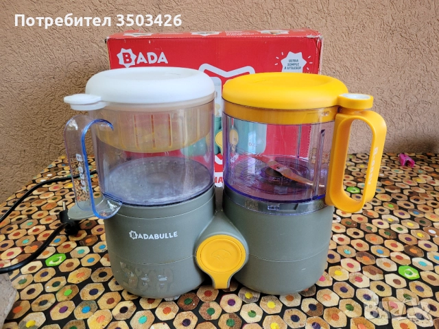 Уред за приготвяне на бебешка храна - робот Babadulle B-Easy, снимка 1