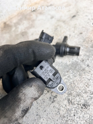 0232103050. Датчик, положение на разпределителния вал за Мерцедес E-класа W211. A0041539628, снимка 4 - Части - 52239438