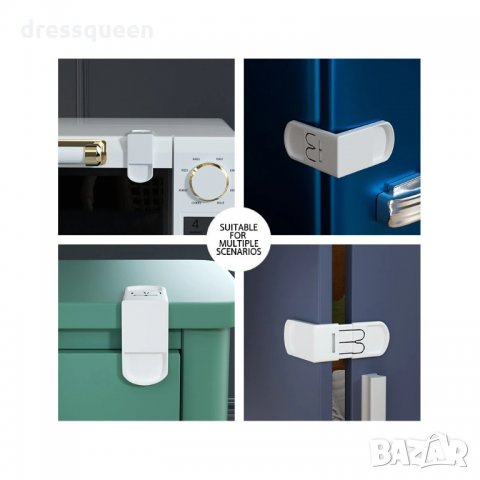 3309 Универсален ъглов предпазител за шкафове и чекмеджета, снимка 6 - Други стоки за дома - 34912510