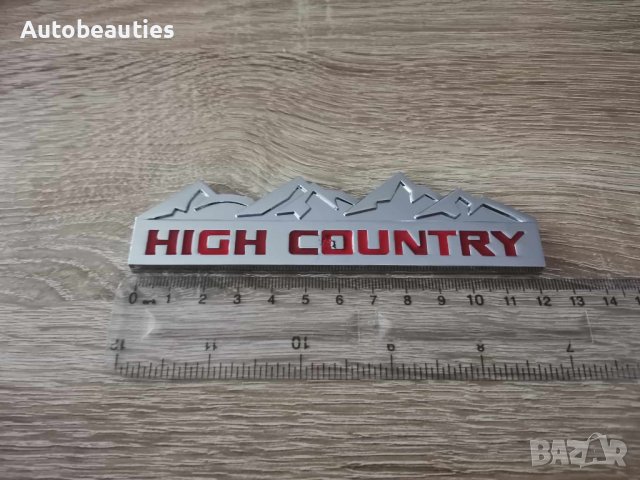 Chevy Jeep High Country сребриста емблема , снимка 2 - Аксесоари и консумативи - 32357863