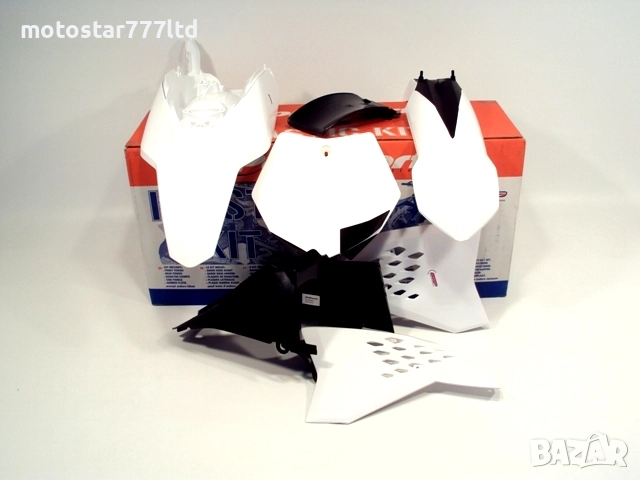 Мото крос пластмаси, кори, калници, кит, слайдери Polisport разпродажба.