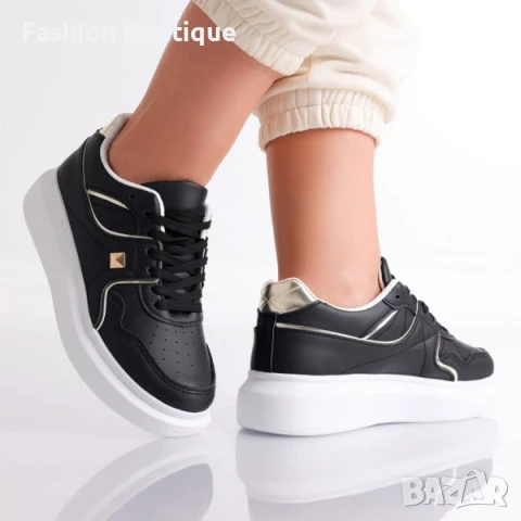 Може ли дамски маратонки с бяла подметка и златисти елементи, снимка 9 - Маратонки - 51245954